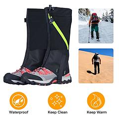 Leg Gaiters Waterproof Snow Boot Gaiters Snow Legging Shoe Gaiters Leg Cover for Walking Hunting Mountain Climbing Snowshoeing