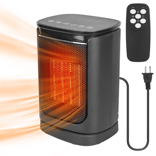 1500W Electric Space Heater Ceramic Heater Fan 90ºOscillating Heating