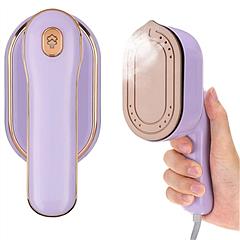 1000W Portable Handheld Steamer for Hang Flat Ironing Travel Garment Steamer with 180° Rotatable Handle 10S Fast Heating Clothing Wrinkles Remover for