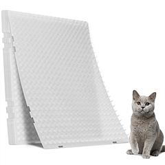 16Pcs Cat Deterrent Mats For Indoor Outdoor Use Keep Cats Dogs Away Pets 16.53x13.18in Deterrent Training Mats with 0.78in Spikes 22x1FT Area