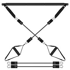 Pilates Bar Kit with 100LBS Resistance Bands Multifunctional Pilates Yoga Toning Bar Full Body Exercise Equipment Set for Beginners Intermediates Prof