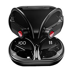 Wireless V5.3 TWS Earbuds In-Ear Stereo Headset Hook Earphone Earpiece with Sensitive Mic Magnetic Charging Case for Driving Working Traveling Sport