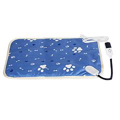 Pet Heating Pad Electric Dog Cat Heating Mat Waterproof Warming Blanket with 9 Heating Levels 4 Timer Setting Constan On Function Chewing-resistant S/