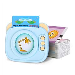 Spanish & English Talking Flash Cards 224 Sight Words Bilingual Flash Cards Rechargeable Card Early Education Device Educational Toy for Boys Girls Ag