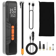150PSI Portable Tire Inflator Cordless Digital Air Compressor Compact Air Pump with 5 Inflation Modes 3 Light Modes Emergency Power Bank