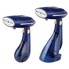 1500W 2 In 1 Foldable Garment Steamer Handheld Fabric Wrinkle Remover with 168ML & 288ML Water Tanks For Flat Hanging Ironing