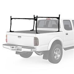 1Pair Extendable Truck Ladder Rack Non-Drilling Pick-up Truck Bed Utility Rack Adjustable Steel Truck Rack with 800LBS Capacity for 47.2-72.8in Wide T
