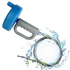 32.8FT Drain Snake Auger Plumbing Snake Hair Clog Remover For Sewer Sink Bathtub Shower Kitchen Bathroom Drain Clog Remover