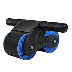 Automatic Rebound Abdominal Wheel Anti-slip AB Roller Wheel with Kneel Pad Phone Holder Home Gym Abdominal Exerciser for Men Women