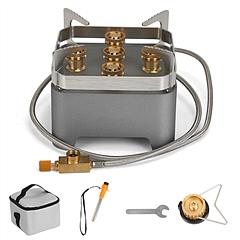 12000W Portable Camping Stove With Cassette Adapter Windproof Outdoor Backpacking Burner with Carrying Case Igniter for Outdoor Hiking Camping Picnic 