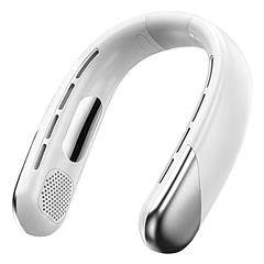 Portable Neck Cooling Fan With Type-C Charging Battery Hands-Free Bladeless Personal Fan 5 Speeds Digital Display Adjustable Neck Width for Man Woman 