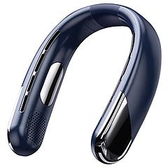 Portable Neck Cooling Fan With Type-C Charging Battery Hands-Free Bladeless Personal Fan 5 Speeds Digital Display Adjustable Neck Width for Man Woman 