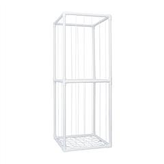 Stuffed Animal Storage PVC Plush Organizer Shelf Plush Stuffed Animal Holder Standing Kids Toy Storage Cage with Elastic Band for Nursery Play Room Be