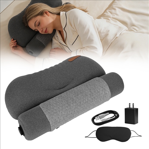 Network Rack Pillow USB Heated Neck Pillow Zero Pressure Memory Foam Cervical Neck Pillow ...