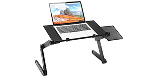 Foldable Laptop Table Bed Notebook Desk with Mou
